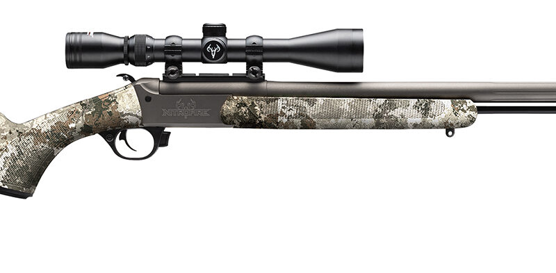 Traditions CR5-843304434 NitroFire VAPR w/Scope 50 Cal 209 Primer 26" Sniper Gray Cerakote Fluted & Tapered Barrel, Drilled & Tapped Receiver, Veil Alpine Fixed Synthetic Stock, 3-9x40mm Duplex