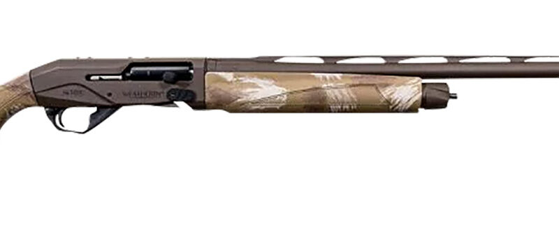 Weatherby XSL1228MAG Sorix  Full Size 12 Gauge Semi-Auto 3" 2+1 28" Burnt Bronze Cerakote Vent Rib Barrel & Drilled & Tapped Steel Receiver, Slough Camo Synthetic Stock w/Adj Shim, Ambidextrous