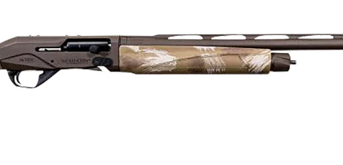 Weatherby XSL1228SMG Sorix  Full Size 12 Gauge Semi-Auto 3.50" 2+1 28" Burnt Bronze Cerakote Vent Rib Barrel & Drilled & Tapped Steel Receiver, Slough Camo Synthetic Stock w/Adj Shim, Ambidextrous