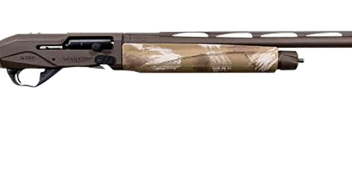 Weatherby XSL2028MAG Sorix  Full Size 20 Gauge Semi-Auto 3" 2+1 28" Burnt Bronze Cerakote Vent Rib Barrel & Drilled & Tapped Steel Receiver, Slough Camo Synthetic Stock w/Adj Shim, Ambidextrous