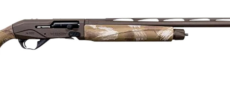 Weatherby XSL2028MAG Sorix  Full Size 20 Gauge Semi-Auto 3" 2+1 28" Burnt Bronze Cerakote Vent Rib Barrel & Drilled & Tapped Steel Receiver, Slough Camo Synthetic Stock w/Adj Shim, Ambidextrous