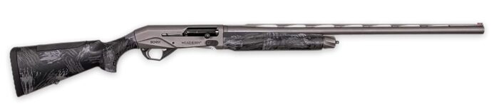 Weatherby XST1228SMG Sorix  Full Size 12 Gauge Semi-Auto 3.50" 2+1 28" Gray Cerakote Vent Rib Barrel & Drilled & Tapped Steel Receiver, Storm Camo Synthetic Stock w/Adj Shim, Ambidextrous