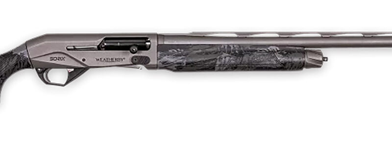Weatherby XST2028MAG Sorix  Full Size 20 Gauge Semi-Auto 3" 2+1 28" Gray Cerakote Vent Rib Barrel & Drilled & Tapped Steel Receiver, Storm Camo Synthetic Stock w/Adj Shim, Ambidextrous