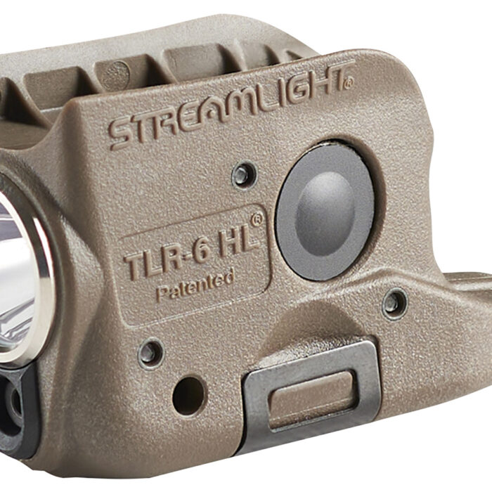 Streamlight 69341 TLR-6 HL Gun Light  Flat Dark Earth 300 Lumens White LED/Red Laser Glock 42/43/43X/48