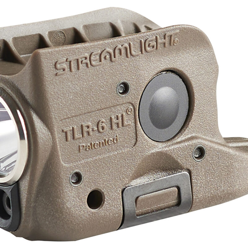 Streamlight 69341 TLR-6 HL Gun Light  Flat Dark Earth 300 Lumens White LED/Red Laser Glock 42/43/43X/48