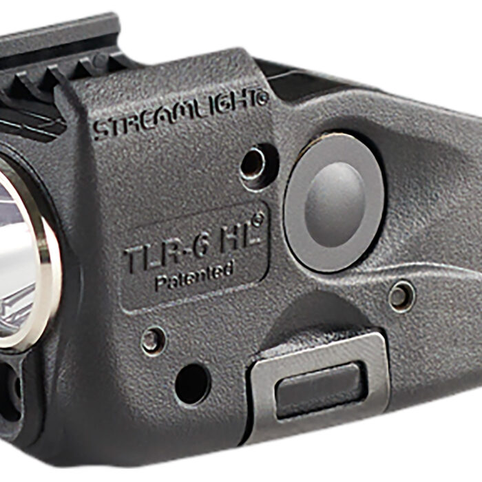 Streamlight 69352 TLR-6 HL G Fits S&W M&P Shield/Sig P365 Pistol/Compatible  w/ Glock 42/43, 300 Lumens, White LED Bulb, Green Laser, 130 Meters Beam, Black