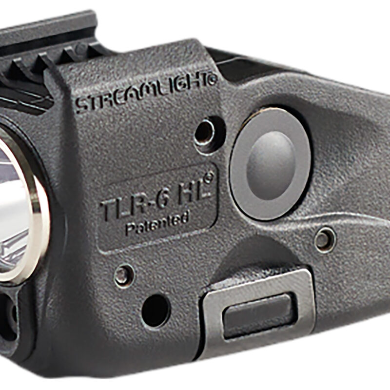 Streamlight 69352 TLR-6 HL G Fits S&W M&P Shield/Sig P365 Pistol/Compatible  w/ Glock 42/43, 300 Lumens, White LED Bulb, Green Laser, 130 Meters Beam, Black