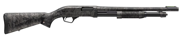 Winchester Repeating Arms 512457395 SXP Defender Compact 12 Gauge Pump 3" 5, 2 3/4" Shells 18" Forged Carbon Hydrodip Steel Barrel, Aluminum Receiver, Fixed Forged Carbon Hydrodip Synthetic Stock