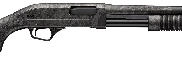 Winchester Repeating Arms 512457695 SXP Defender Compact 20 Gauge Pump 3" 5, 2 3/4" Shells 18" Forged Carbon Hydrodip Steel Barrel, Aluminum Receiver, Fixed Forged Carbon Hydrodip Synthetic Stock