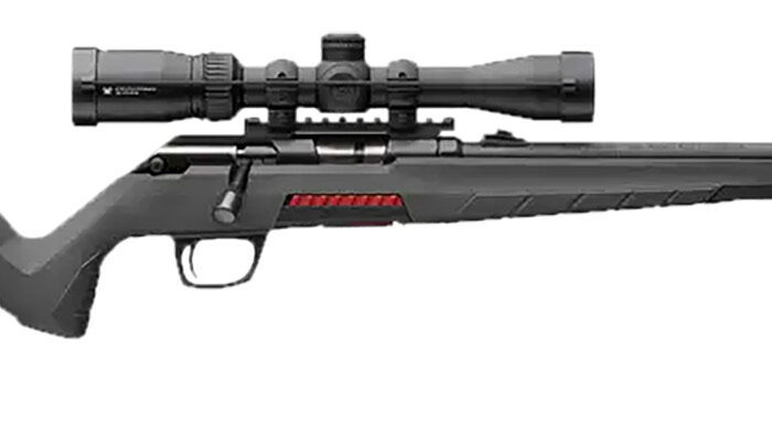 Winchester Repeating Arms 525233102 Xpert Combo Full Size 22 LR 10+1 18" Matte Black Barrel, Drilled & Tapped Steel Receiver, Gray Synthetic Molded Stock, Vortex Crossfire II 2-7x32mm Scope