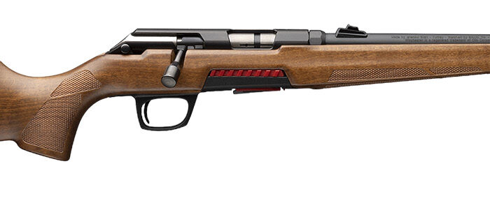 Winchester Repeating Arms 525214102 Xpert Sporter SR Full Size 22 LR 10+1 16.50" Matte Black Threaded Sporter Barrel, Drilled & Tapped Matte Black Steel Receiver, Fixed Satin Walnut Stock