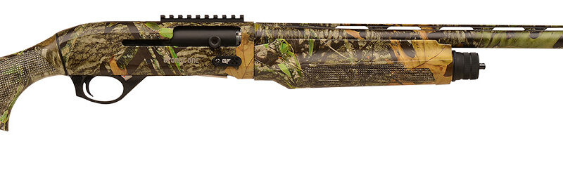Gforce Arms GFONE1224MO3 One Turkey 12 Gauge 3" 3+1 24" Steel Barrel, Picatinny Rail Receiver, Fixed Mossy Oak Break-Up Synthetic Stock
