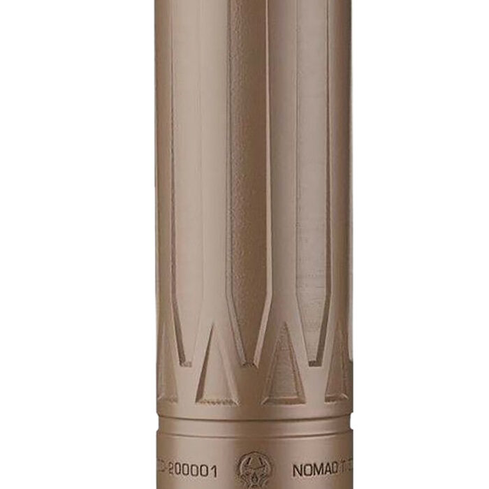 Dead Air NOMADTIXCDTFDE Nomad TI XC FDE 7.62mm Silencer w/ Direct Thread 5/8-24 Hub Mount