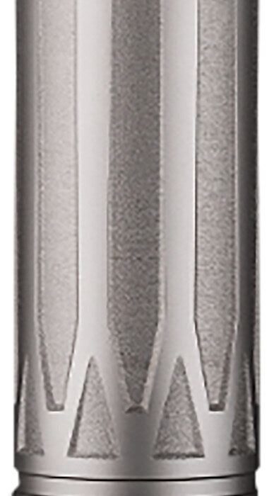 Dead Air NOMADTIXCXENOSIL Nomad TI XC Xeno Silver 7.62mm Silencer w/ Xeno Adapter & DA124 Omni Brake