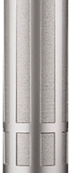 Dead Air NOMAX33XEMAXSIL Nomax 33  Silver .33 Cal Silencer w/ Xemax Adapter & 5/8-24 DA150 Muzzle Brake