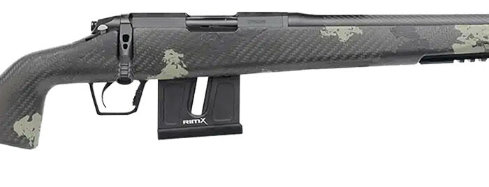 Fierce Firearms FRR17HMR18BF Carbon Razor  17 HMR Black Cerakote Forest Camo