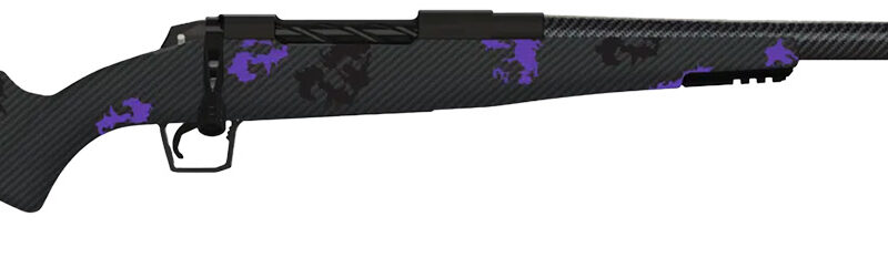 Fierce Firearms ROGM308WIN20BP Mini Rogue  308 Win 4+1 20" Hand Lapped/Match Grade Barrel, Black Cerakote Steel Receiver, Purple Camo Mini Rogue w/Adj Comb & Picatinny Rail Carbon Fiber Stock