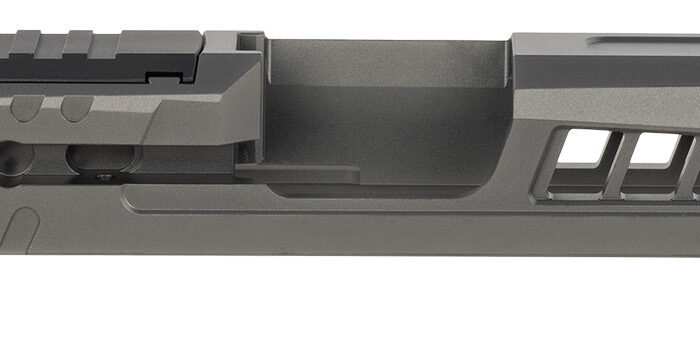 True Precision Inc TPP365XLSBCRMS Axiom Optic Cut Slide Fits Sig P365 XL Black DLC Anodized 416R Stainless Steel