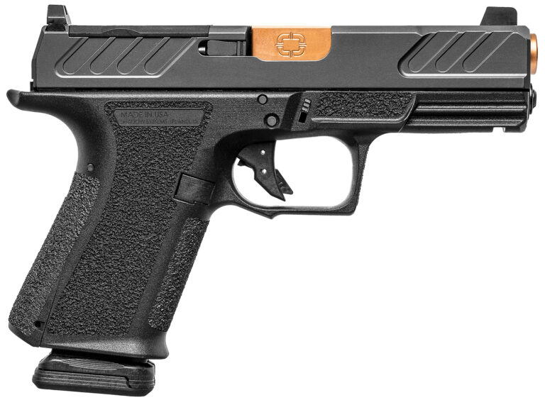 Shadow Systems SS1305 MR920 Foundation 9mm Luger 15+1 4" Bronze TICN Match Grade Barrel & Optic Cut/Serrated/SS Logo Stainless Steel Slide, Black Polymer Frame w/Beavertail & Picatinny Rail,