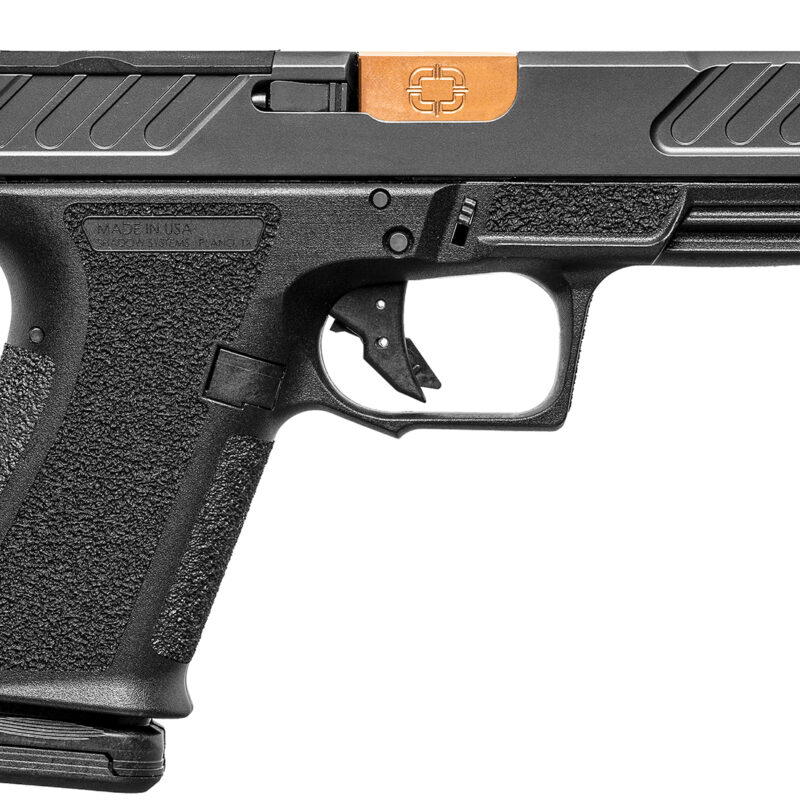 Shadow Systems SS1305 MR920 Foundation 9mm Luger 15+1 4" Bronze TICN Match Grade Barrel & Optic Cut/Serrated/SS Logo Stainless Steel Slide, Black Polymer Frame w/Beavertail & Picatinny Rail,