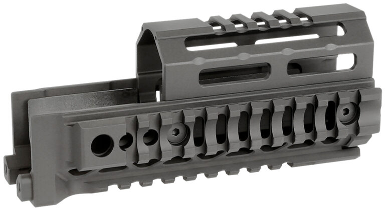 Midwest Industries MIAKALPHAQR6  AK Alpha Black 6061 Aluminum AK-47/AK-74 6.00" Long