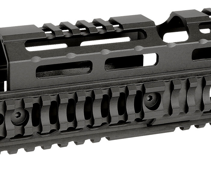 Midwest Industries MIAKALPHAQR10  AK Alpha Black 6061 Aluminum AK-47/AK-74 10.0" Long