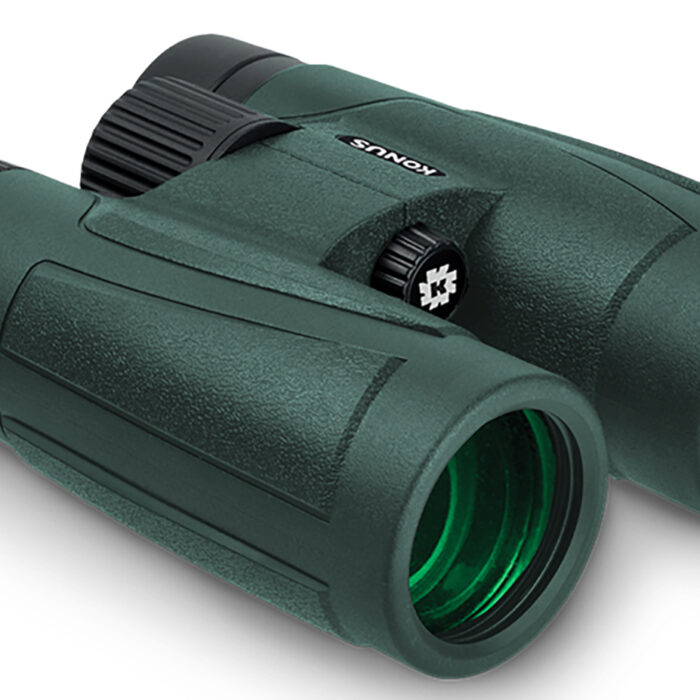 Konus BI8 Regent-HD  8x42 W.A. BaK-4 Roof Prism Center Focus Black Rubber Armor