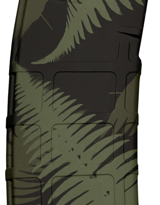 Weapon Works 228048 PMAG GEN M2 MOE 30rd Fits AR/M4 Ferns (Green) Polymer