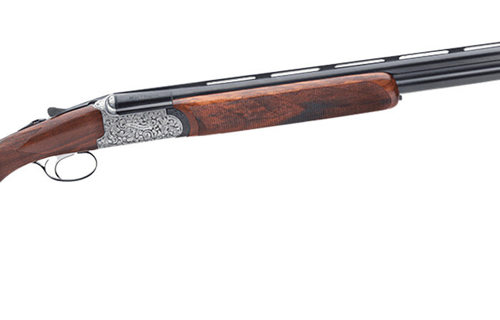 Rizzini USA 410141029 Round Body EM Full Size 410 Gauge Break Action 2rd 29" Vent Rib Barrel, Coin Anodized Silver Receiver, Fixed w/Prince of Whales Grip Grade III Turkish Walnut Stock