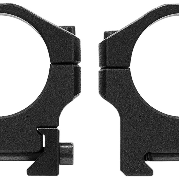 Mdt Sporting Goods Inc 103549-BLK Scope Rings Scope Ring Set Black Anodized Aluminum 34mm Tube High Picatinny
