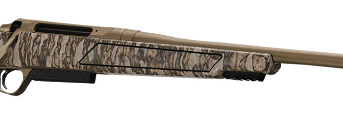 Christensen Arms 8011501500 Evoke  Full Size 270 Win 4+1 22" Flat Dark Earth Cerakote #4 Contour Threaded Barrel, Mossy Oak Bottomland Fixed Hybrid Hunter w/Picatinny Rail Synthetic Stock