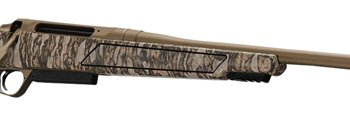 Christensen Arms 8011501700 Evoke  Full Size 308 Win 4+1 20" Flat Dark Earth Cerakote #4 Contour Threaded Barrel, Mossy Oak Bottomland Fixed Hybrid Hunter w/Picatinny Rail Synthetic Stock