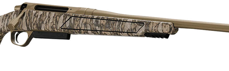 Christensen Arms 8011502000 Evoke  Full Size 7mm PRC 4+1 22" Flat Dark Earth Cerakote #4 Contour Threaded Barrel, Mossy Oak Bottomland Fixed Hybrid Hunter w/Picatinny Rail Synthetic Stock