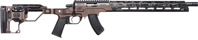 Christensen Arms 8011202301 MPR  22 LR 10+1 18" Black Match Grade Threaded Barrel, Black Nitride Picatinny Rail Receiver, Carbon Fiber M-LOK Handguard, Desert Brown Adj w/MagneLock Technology Stock