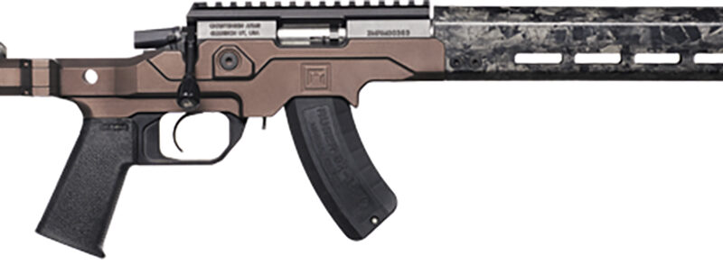 Christensen Arms 8011202401 MPR  22 WMR 10+1 18" Black Match Grade Threaded Barrel, Black Nitride Picatinny Rail Receiver, Carbon Fiber M-LOK Handguard, Desert Brown Adj w/MagneLock Technology Stock