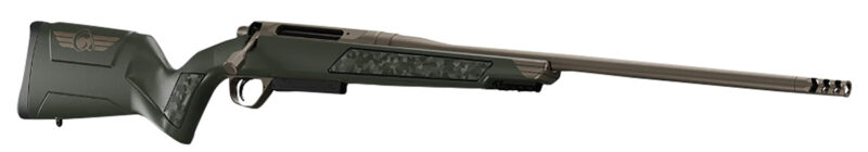 Christensen Arms 8011500100 Evoke  Full Size 243 Win 4+1 20" Burnt Bronze Cerakote #4 Contour Threaded Barrel, Gray w/Bronze Logo Hybrid Hunter w/Picatinny Rail Synthetic Stock