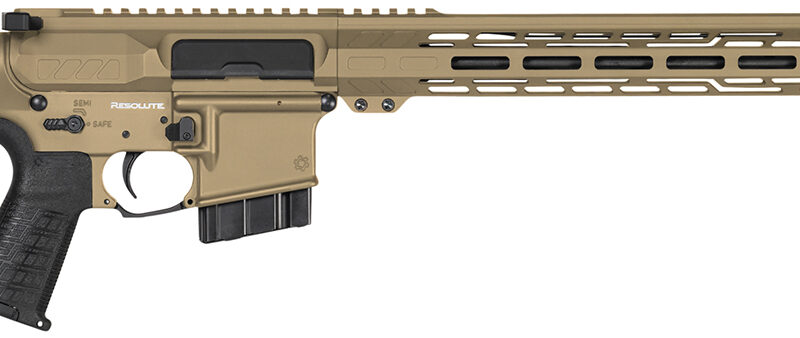 CMMG 28A670CCT Resolute MK4 22 ARC Black Nitride Threaded Barrel, Coyote Tan Cerakote Picatinny Rail Aluminum Receiver, M-LOK Handguard, Black Synthetic CMMG 6 Position RipStock, Black Polymer Grip