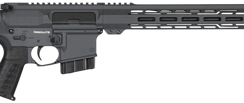 CMMG 28A670CSG Resolute MK4 22 ARC Black Nitride Threaded Barrel, Sniper Gray Cerakote Picatinny Rail Aluminum Receiver, M-LOK Handguard, Black Synthetic CMMG 6 Position RipStock, Black Polymer Grip