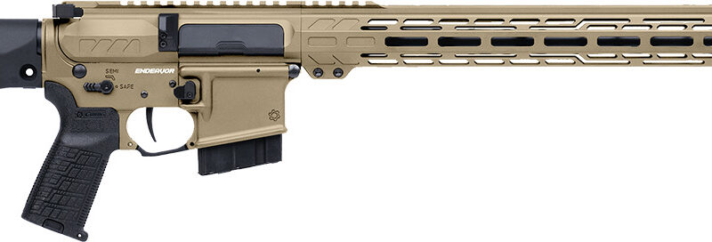 CMMG 28A7F0CCT Endeavor MK4 22 ARC 30+1 20" Black Nitride Threaded Barrel, Coyote Tan Cerakote Picatinny Rail Aluminum Receiver, EML 15" M-LOK Handguard, Black Synthetic Magpul Stock, CMMG Zeroed Grip