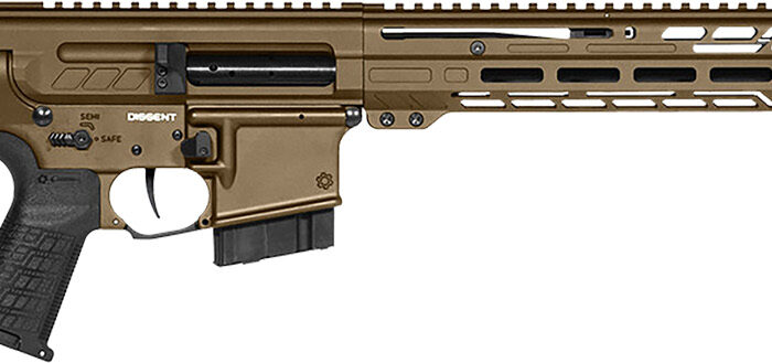 CMMG 28A490FMB Dissent MK4 22 ARC 10+1 16.10"  Midnight Bronze Cerakote Picatinny Rail Aluminum Receiver, M-LOK Handguard, Black CMMG Dissent Side Folding Stock, Zeroed Drop-In Single Stage Trigger
