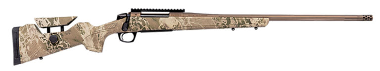 CVA CR3959 Cascade Long Range Hunter Full Size 6.5 PRC 24" Smoked Bronze Cerakote Steel Threaded Barrel, Realtree Hillside Synthetic Stock