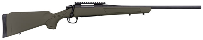 CVA CR3902G Cascade  270 Win 4+1 24" Black Cerakote Steel Threaded Barrel, Black Cerakote Receiver, OD Green Synthetic Stock