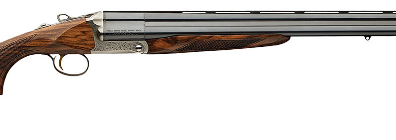 Chiappa Firearms 930.354 CD Triple Crown Empire Grade Full Size 20/28 Gauge Break Open 3+1 26" Blued Chrome Lined Vent Rib Barrel, Silver Engraved Steel Receiver, Fixed Oiled Walnut Stock