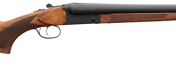Chiappa Firearms 930.360 500 Field 12 Gauge Break Open 3" 2 20" Black Side By Side Barrel, Black Steel Receiver, Fixed Walnut Wood Stock