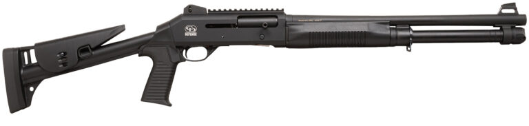 Chiappa Firearms 930.386 601 DPS Full Size Frame 12 Gauge Semi-Auto 3" 5+1 18.50" Black Steel Barrel, Black Picatinny Rail Aluminum Receiver, Black Fixed Synthetic Stock, Black Rubber Grip