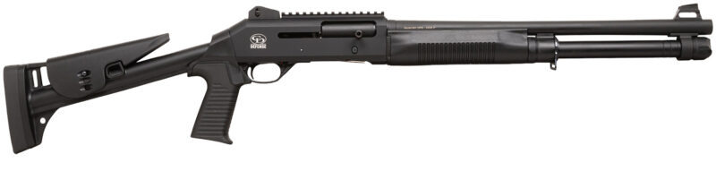 Chiappa Firearms 930.386 601 DPS Full Size Frame 12 Gauge Semi-Auto 3" 5+1 18.50" Black Steel Barrel, Black Picatinny Rail Aluminum Receiver, Black Fixed Synthetic Stock, Black Rubber Grip