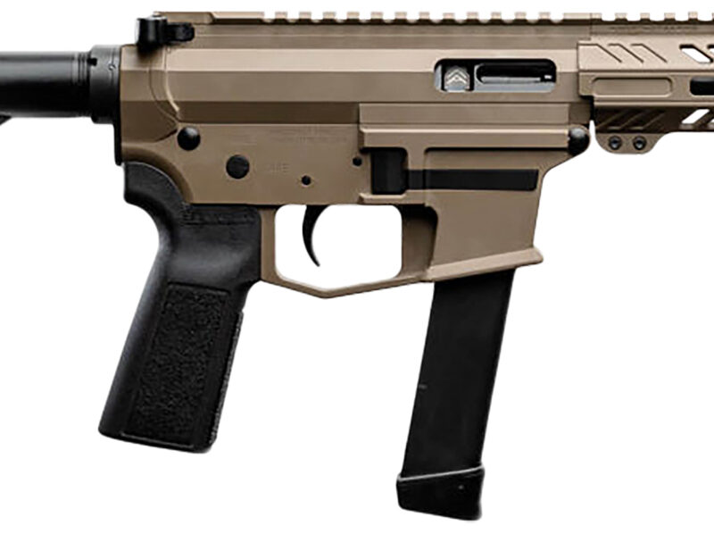 Angstadt Arms AAUDP09PF6 UDP-9  9mm Luger 15+1 6" Black Melonite Threaded Barrel, 5.50" Free Float M-LOK Handguards, Flat Dark Earth Cerakote Aluminum Picatinny Rail Receiver, Black B5 Grips