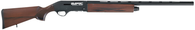 Escort HEAS202805W2 Escort WS  Full Size 20 Gauge Semi-Auto 3" 4+1 28" Black Chrome Vent Rib Barrel, Black Anodized Grooved Aluminum Receiver, Adjustable Turkish Walnut Stock