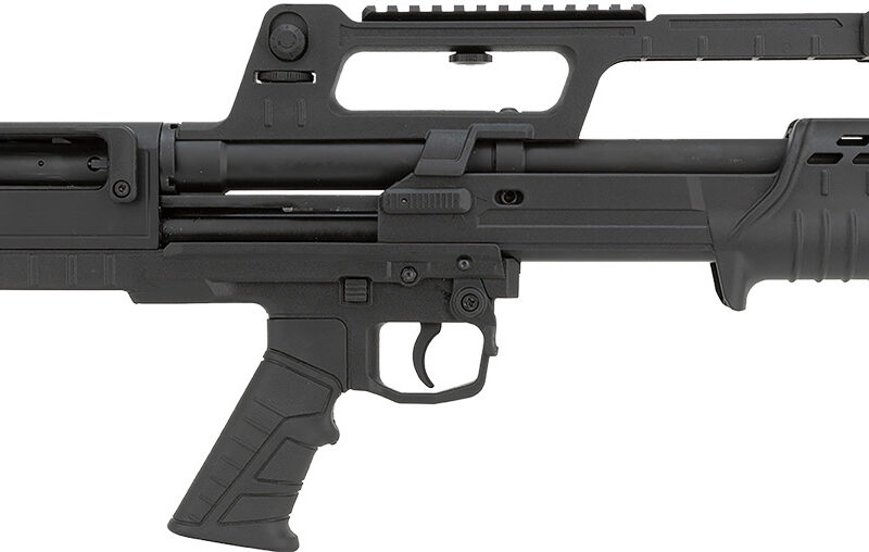 Escort HEBP12180101  BullTac 12 Gauge Pump 3" 5+1 18" Black Steel Barrel, Black Picatinny Rail Aluminum/Polymer Receiver, Bullpup w/Pistol Grip Synthetic Stock