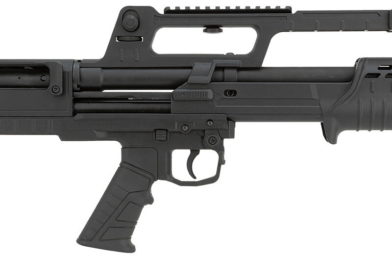 Escort HEBP20180001  BullTac 20 Gauge Pump 3" 5+1 18" Black Steel Barrel, Black Picatinny Rail Aluminum/Polymer Receiver, Bullpup w/Pistol Grip Synthetic Stock